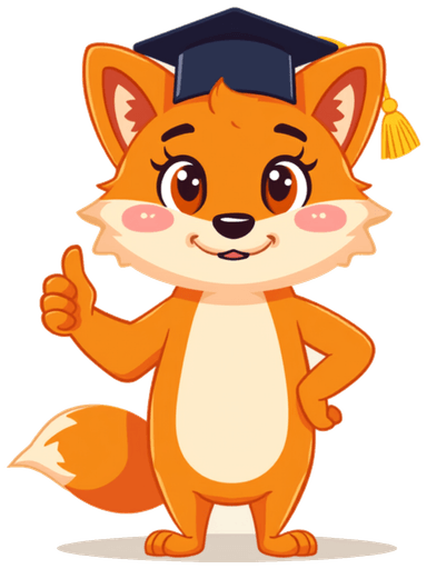 Zak Rad the fox giving a thumbs up